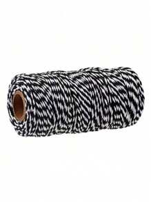 1 pezzo Corda bicolore 100m/39,37ft, Corda intrecciata fatta a mano 2mm/Regalo di Natale in scatola/Corda per etichette/Corda decorativa colorata/Spago per etichette/Forniture per feste