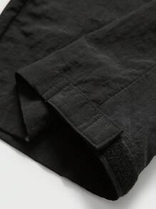 JNSQ Back To School Clothes, Tween Girls And Boys Casual Sports Cargo Pants, Tween Girl Elastic Waist Color Block Reflective Loose Wide Leg Sports Pants - Multicolor - View 10