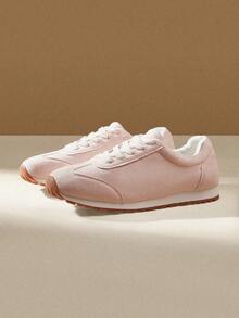 CUCCOO EASI 女士日常休闲平底运动鞋 - 粉色 - 查看 2