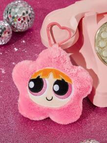 THE POWERPUFF GIRLS X SHEIN 1 buah Gantungan Tas Motif Bunga Mekar, Gelembung, dan Buttercup, Bentuk Bunga 3D, Kerajinan Bordir Halus, Y2K - MultiWarna - View 6