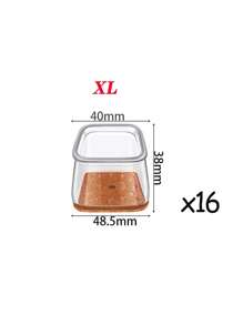 4/8/16/24件方形椅腿地板保护垫、硬木地板家具垫、椅腿家具滑块、椅子矩形地板保护垫、硅胶椅腿盖，有效保护地板和桌腿 - 棕色 - 查看 13