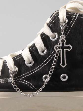 Grunge Punk 1pc Gothic Cross Decor, Home DIY, Holiday Party Gift