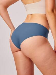 LUVLETTE 4条装低腰基本款无缝隐形三角裤女士内衣内裤套装