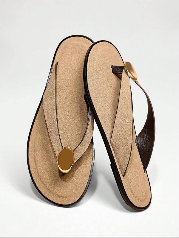 Solezae Women Comfy Everyday Summer Cute Vacation Casual Flat Thong Sandals For Christmas