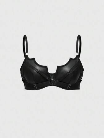 Grunge Punk Fashionable Dark Punk Bat Underwire Bra