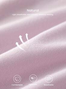 LUVLETTE Bộ 3 quần lót nữ hở lưng cơ bản bằng cotton thoáng khí - Màu pastel phù hợp cho bé gái tuổi teen & trẻ em - Nhiều màu - Xem 3