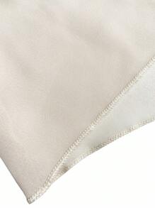 Franclia Women's Apricot Elegant V-Neck Long Sleeve Dress, Fashion Summer Vacation Outfit All White Clothes For University Fall Cloth For Women - Apricot - View 6