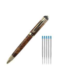 1 支适用于办公室和商务的豪华圆珠笔 - 优质流畅书写笔，优雅的专业设计，细尖墨水补充装，礼品盒包装，非常适合公司礼品、行政笔、返校用品、教师和学生文具、黑色墨水笔 - 859 - 查看 4