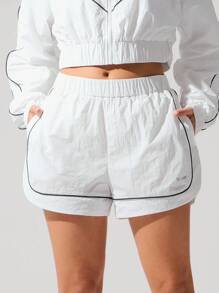 Fluxe 女士松紧腰口袋宽松休闲百搭短裤