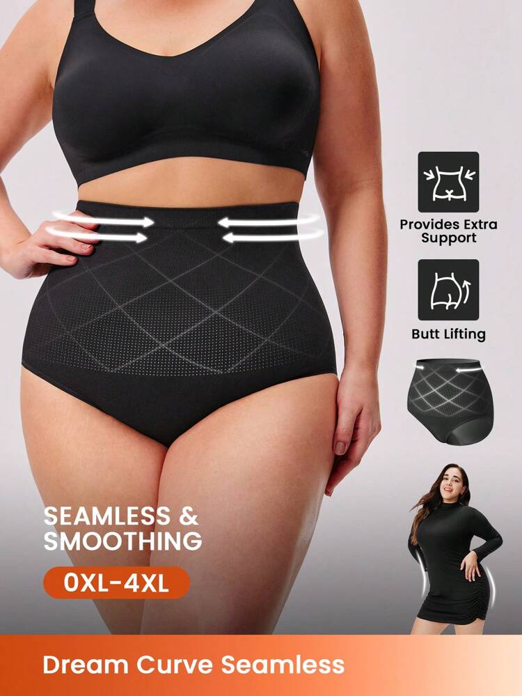 Plus High-Rise Smoothing Shapewear Brief