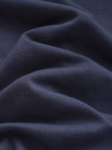 Newborn Baby Boy/Girl Casual Everyday Interesting Campus Sailor Collar Bodysuit, Short Sleeve, Suitable For Spring & Summer - Blue - View 5