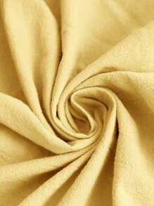 Brillora Women's Loose Fit Woven Flared Long Sleeve Casual Shirt,For Summer Vacation, Women Summer Clothing,Cute Summer Top,European Summer - Yellow - View 8