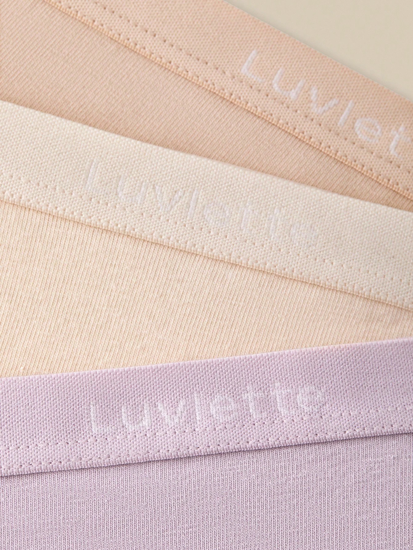 3-Pack High Rise Airy Cotton Basic Briefs Women Underwear Panties Set-Pastel Color Also Suitable For Teen Girl & Young & Kid