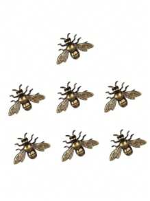 复古黄铜蜜蜂雕像 - 装饰性青铜昆虫雕像，适用于家居装饰、DIY 工艺品、房间装饰工艺品、餐桌装饰、办公桌、墙壁艺术和礼品 - 春季和日常造型生日毕业的迷人点缀 - 銅色 - 查看 12