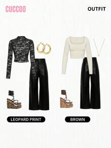 CUCCOO SZL Woman Shoes Minimalist Chunky Heeled Ankle Strap Elegant Summer Black Heeled Sandals For Summer Graduation Heels Prom Heels Vacation Shoes Summer Elegant Basics Business Casual Business Chic Spring Shoes Spring Break Easter