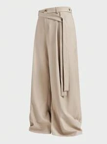 EASEVO Pantaloni larghi a gamba dritta e ampia, taglia comoda, per uomo di taglia grande