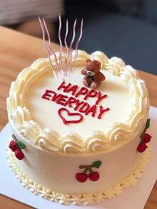 6pcs/12pcs Rose Gold Curved Candles, Birthday Candles, Cake Topper Decorations, Cake Decorations, Baking Supplies Back To School Halloween Decor Fall Decor Christmas Decorations Living Room Decor