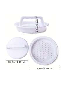 SHEIN Basic living 1pc Hamburger Press, Stuffed Burger Press, Meat Grill Party  BBQ Burger Maker Mould, Kitchen Tool Accessory, Hamburger Maker Machine