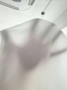 Manfinity Homme 男士單排釦緞面襯衫 - 白色 - 查看 5