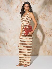 SHECARRY 女士螃蟹形设计单肩包，适合日常佩戴 - 酒紅色 - 查看 6