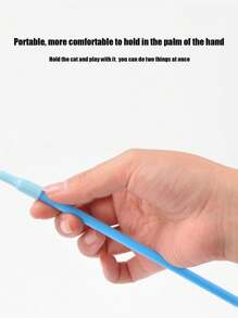 PETSIN 1 Powerful Suction Cup Cat Toy With A Cute Cat Head Shape, Self-Entertaining And Amusing For Cats, Detachable, Can Be Held, Can Ads A Long Rod Steel Wire Cat Toy, Replaceable Feather With Bell Pet Toy, Cat Toy, Pet Supplies - Multicolor - View 4