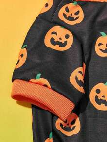 PETSIN 宠物万圣节可爱南瓜印花无头1件装 - 彩色 - 查看 7