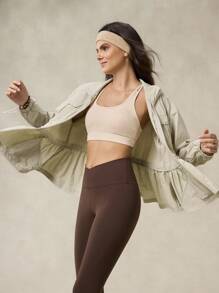 OutZeal 轻便防水立领风衣户外夹克徒步露营 - 綠色 - 查看 8