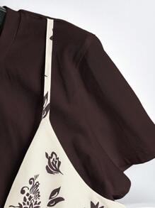 Everyssa 女士丝带装饰二合一海滩度假T恤 - 彩色 - 查看 4