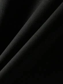 RISE LYT 男士肌肉图案印花时尚无袖背心 - 黑色 - 查看 6