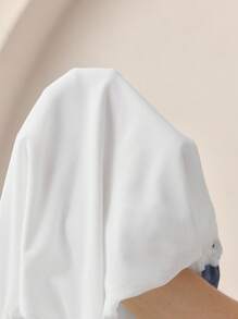 BizChic Women's 2025 Summer Casual Business Daily Elegant Beach Resort Tank Top, Suitable For Wedding Guests, Country Music Festival, Brunch, Airport Wear, 90s Vintage, Style, American Independent Watercolor Print Tank Top - White - View 8