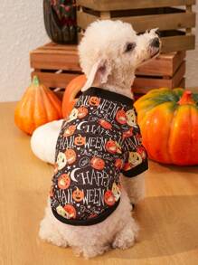 PETSIN 1 Stück Haustier Halloween Kürbis Schädel Kopflos Hoodie