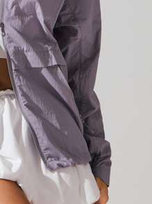 Fluxe 女士休闲户外运动防晒外套宽松轻薄透气干爽舒适防水防紫外线50+轻薄户外秋冬女装