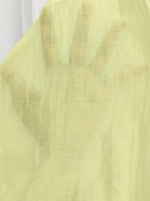 GlowEve Camisa elegante y casual con moño para vacaciones - Amarillo - Ver 8