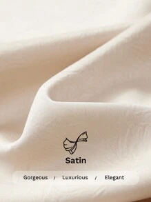 Ontre Váy công sở đa năng, thiết thực mới 2025 dành cho nữ, cổ tròn tay dài bằng vải satin, váy suông màu trơn thanh lịch, trang phục công sở thường ngày, phong cách cổ điển nhẹ nhàng, thời trang sân bay đi làm chất lượng cao - trắng - Xem 4