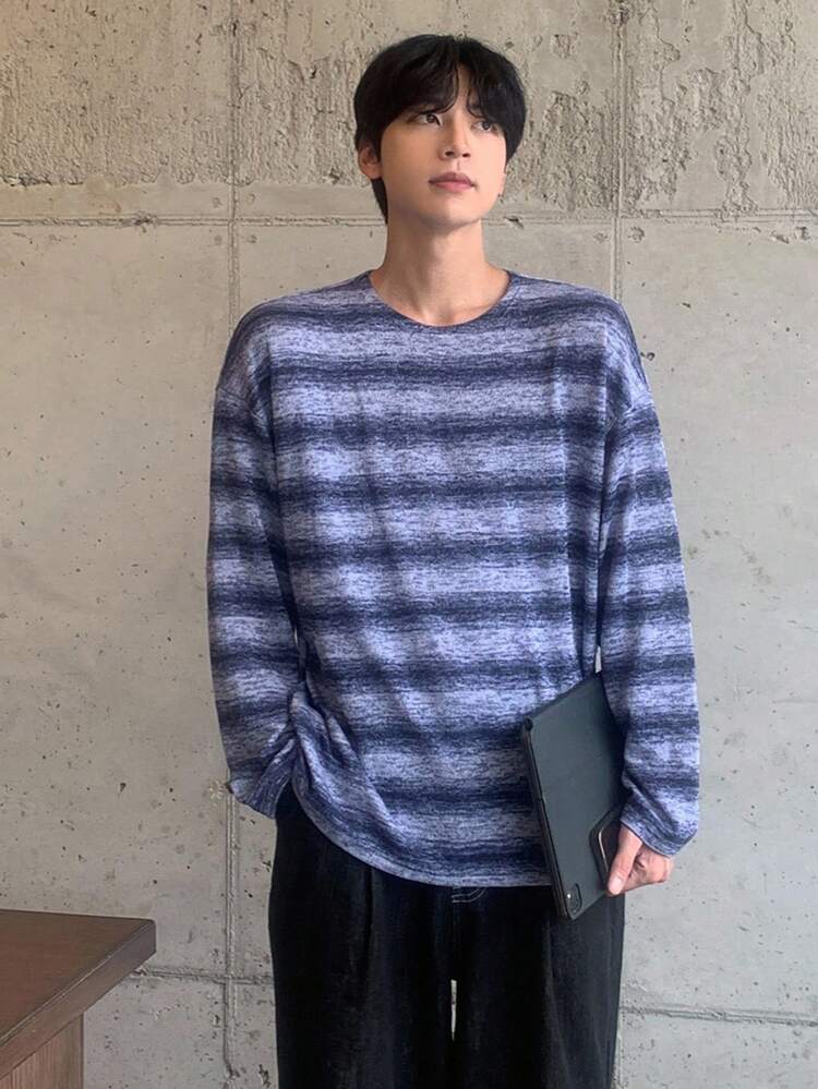 Autumn Floral Print Design Fabric Multi-Color Men's T-Shirt