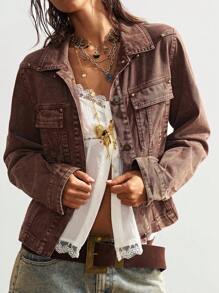 Bohemela Autumn/Winter BOHO Casual Resort Jacquard Loose Long Sleeve Women Regular Jacket