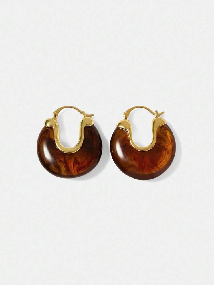 BOUCLES D'OREILLES CRÉOLES GRANDES ET AJOURÉES POUR FEMMES