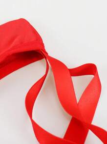 DrisQ 男士纯色性感镂空内裤 - 紅色 - 查看 3