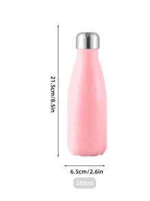 SHEIN Basic living 1pc Stainless Steel Insulated Bottle - Pink - View 7