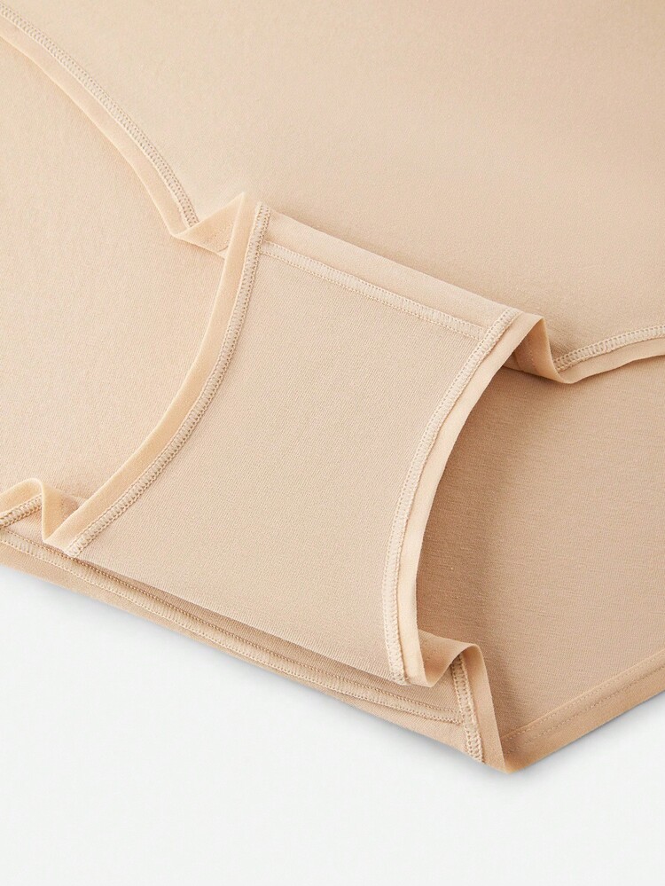 LUVLETTE Bộ 3 quần lót cạp cao bằng cotton thoáng khí thoải mái cho nữ dáng chữ V - Quần lót thoải mái kiểu Earthy - Nhiều màu - Xem 9