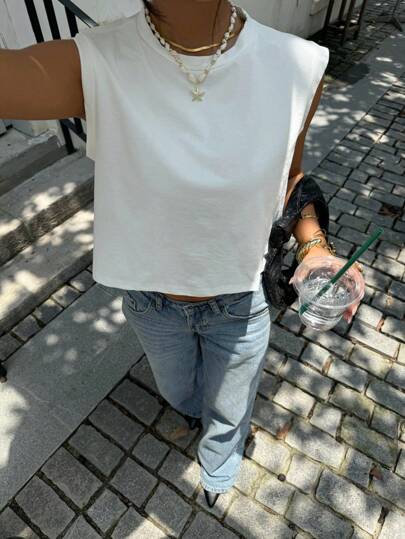 Siren Gaze Camiseta de tirantes sólida