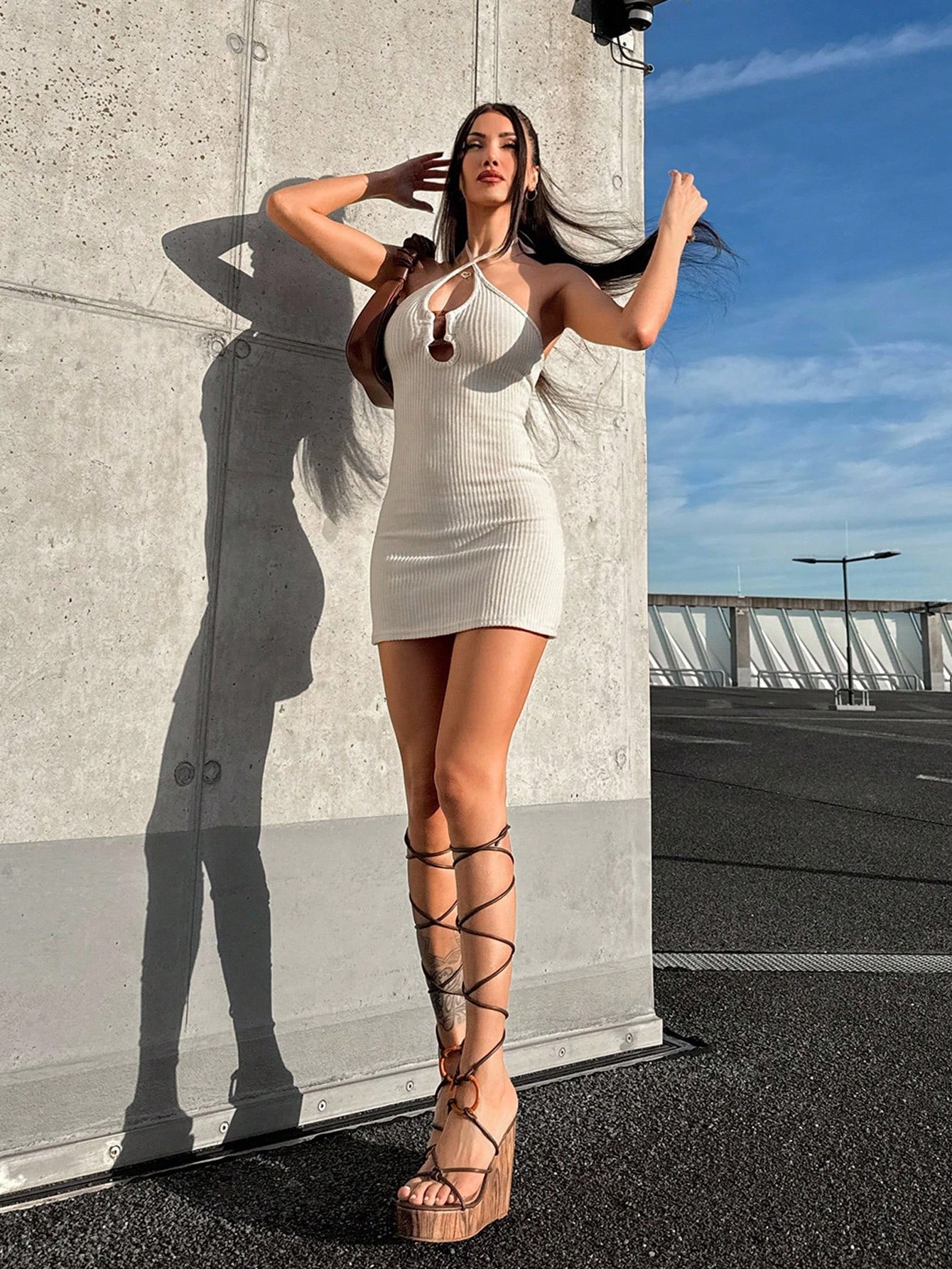 CUCCOO SZL Woman Shoes Minimalist Chunky Heeled Ankle Strap Elegant Summer Black Heeled Sandals For Summer Graduation Heels Prom Heels Vacation Shoes Summer Elegant Basics Business Casual Business Chic Spring Shoes Spring Break Easter