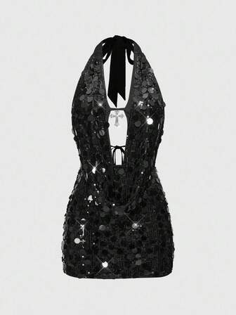 Grunge Punk Abito mini da donna con incrocio, laccetti e pendente a forma di croce, con stampa leopardata, stile sexy anni 2000