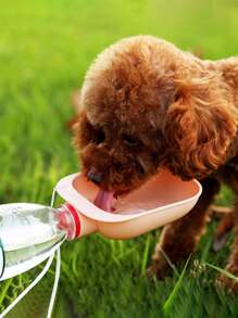 PETSIN 1便携式宠物饮水机猫咪喂水器户外狗狗水碗便捷配矿泉水瓶狗碗宠物外出必备用品用品 - 彩色 - 查看 5