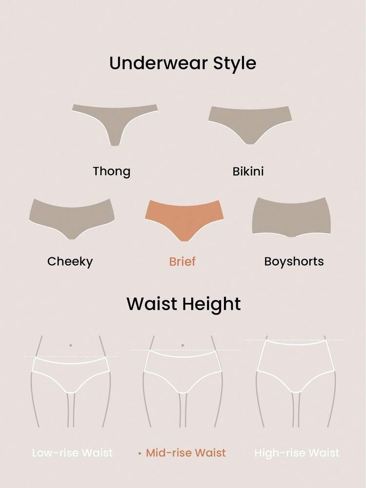 LUVLETTE سروال داخلي أساسي مريح وقابل للتنفس مزين بالتطريز الزهري والدانتيل، ملابس داخلية جذابة - أصفر - مشاهدة 11