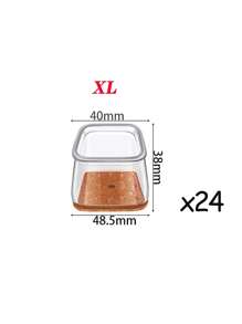 4/8/16/24件方形椅腿地板保护垫、硬木地板家具垫、椅腿家具滑块、椅子矩形地板保护垫、硅胶椅腿盖，有效保护地板和桌腿 - 棕色 - 查看 12