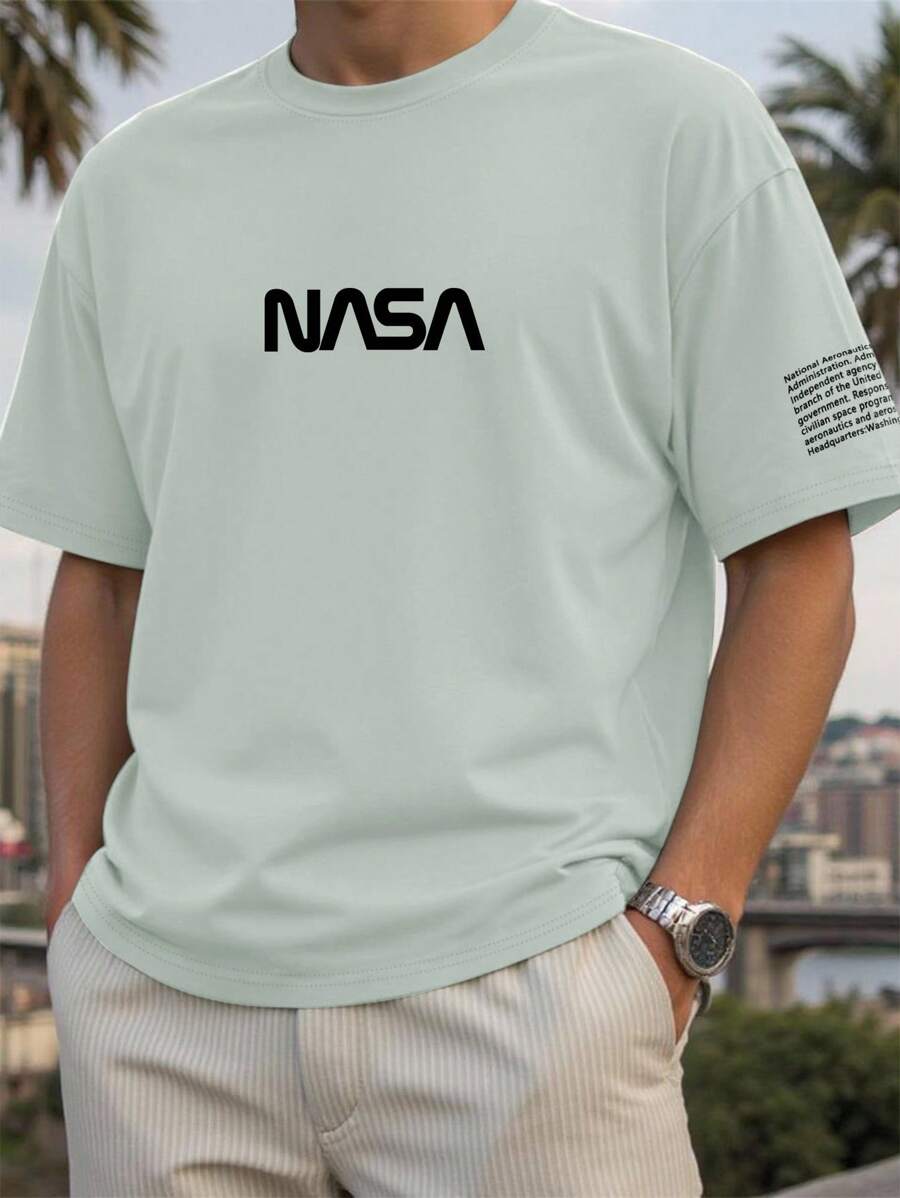 Manfinity Homme 2025 Summer New Arrival Plus Size Men Round Neck Short Sleeve T-Shirt, Fashionable Casual Comfortable Versatile