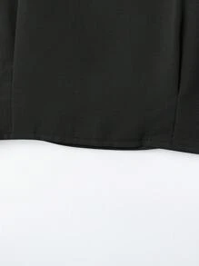 Rusticease 2 pièces Ensemble Top à manches chauve-souris et pantalon de couleur unie pour femmes. Ensemble deux pièces avec pantalon large. Ensemble décontracté deux pièces pour femmes. Tenue deux pièces pour femmes, AUTOMNE - Noir - Voir 6