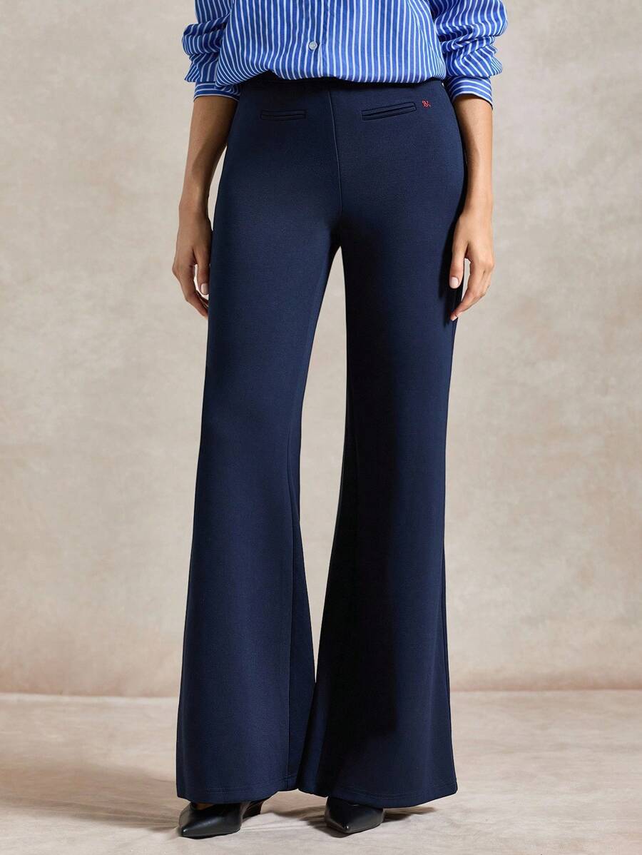 Briarwyn Casual Commute Versatile Solid Color Flared Sweatpants Fall Back To School Teacher Office Attire For Women Old Money Style Vintage