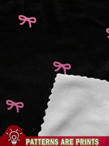 Comfortcana 极简休闲情人节甜美蝴蝶印花连帽衫，适合春夏季 - 彩色 - 查看 3